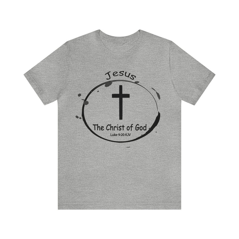 Thumbnail: UniSex T-Shirt-Retail-Fit Bible Verse Christian Spiritual Religious Love