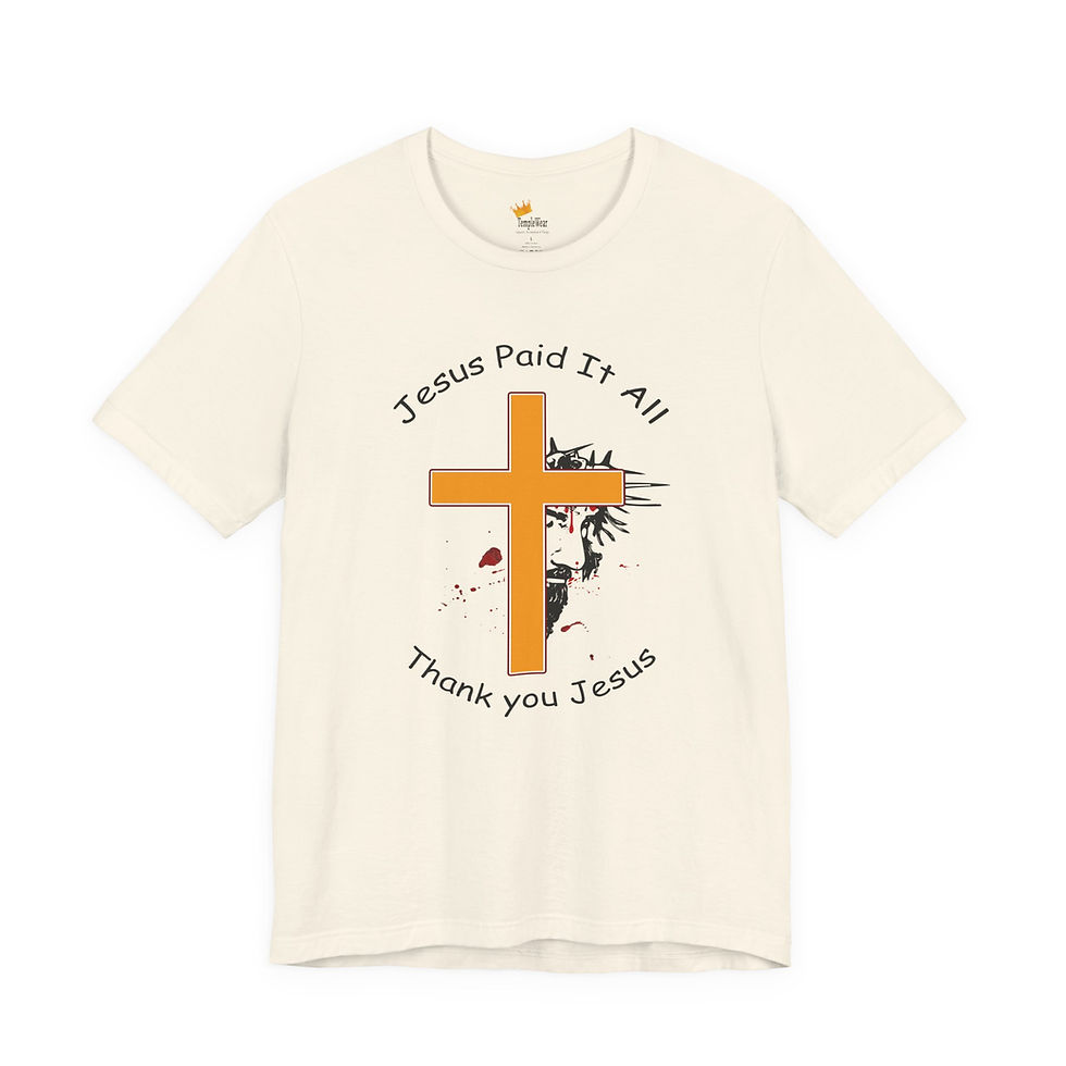 Thumbnail: Jesus Paid it All -The Blood of Christ Christian Victory Living -Christian Gifts