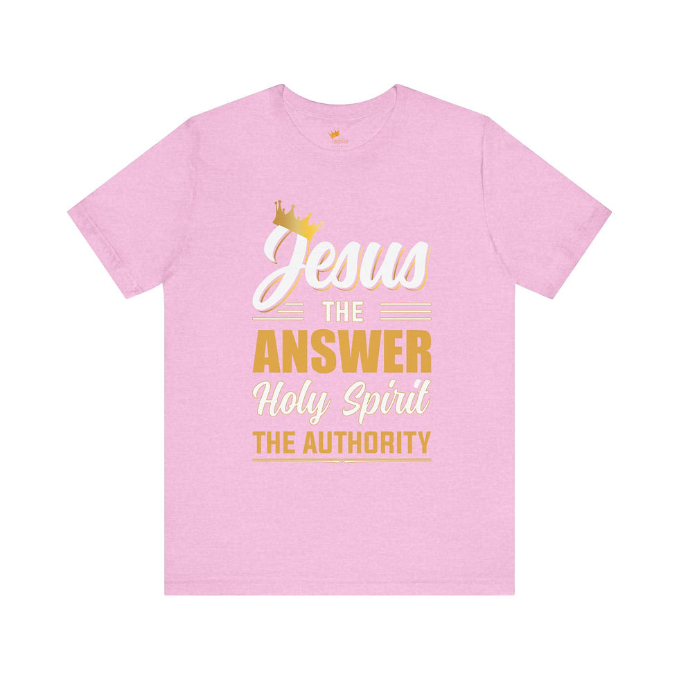 Thumbnail: Jesus-the way-truth-life-the Answer, God- Holy Spirit - the Authority John 14:6