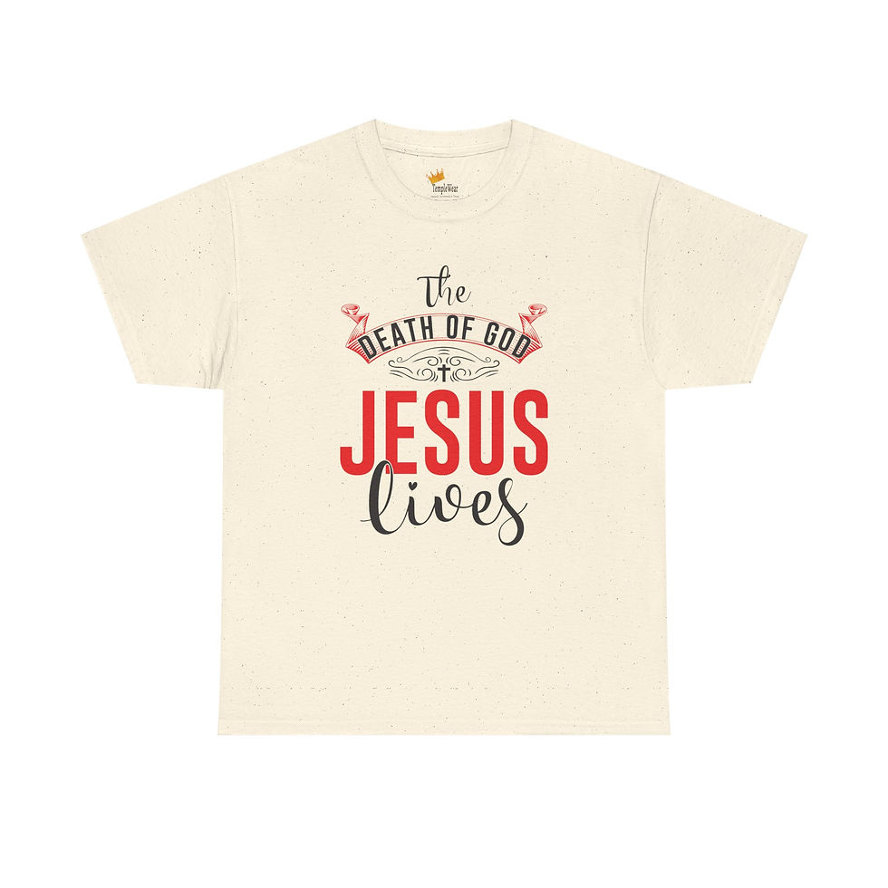 Thumbnail: He is Risen - Jesus Lives T-Shirt - Christian  Faith - Bible-John 20: 10-18 BSB