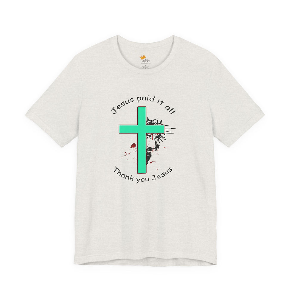 Thumbnail: Jesus Paid it All -The Blood of Christ Christian Victory Living -Christian Gifts