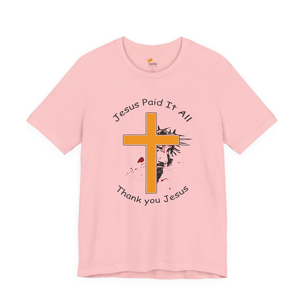 Thumbnail: Jesus Paid it All -The Blood of Christ Christian Victory Living -Christian Gifts