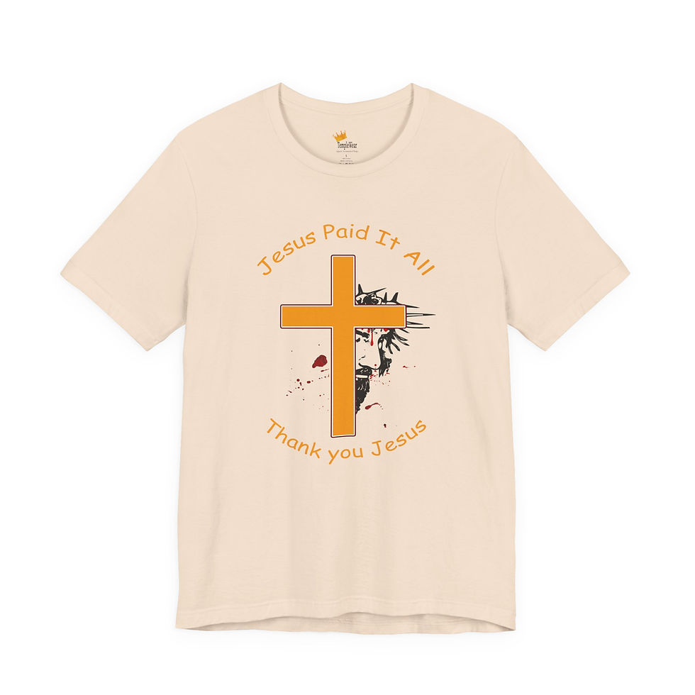 Thumbnail: Jesus Paid it All -The Blood of Christ Christian Victory Living -Christian Gifts