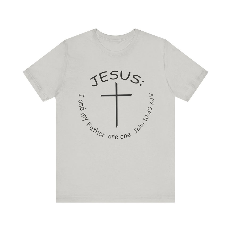 Thumbnail: UniSex Retail-Fit No Ecumenical Religious Movement "Jesus & the Father are One "