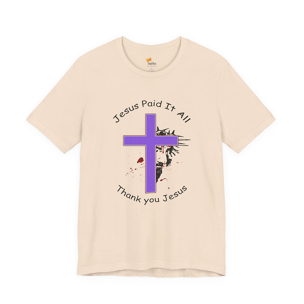 Thumbnail: Jesus Paid it All -The Blood of Christ Christian Victory Living -Christian Gifts