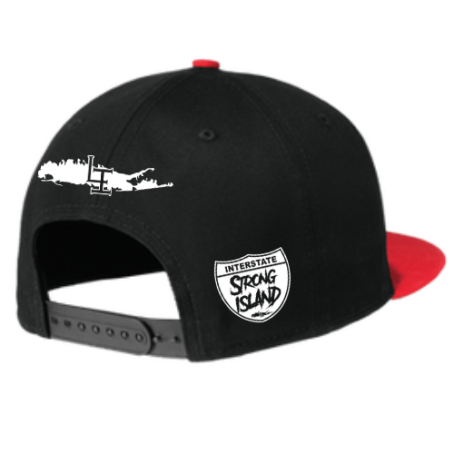 Thumbnail: LI 6th Borough Snapback Hat - New Era - Black/Red