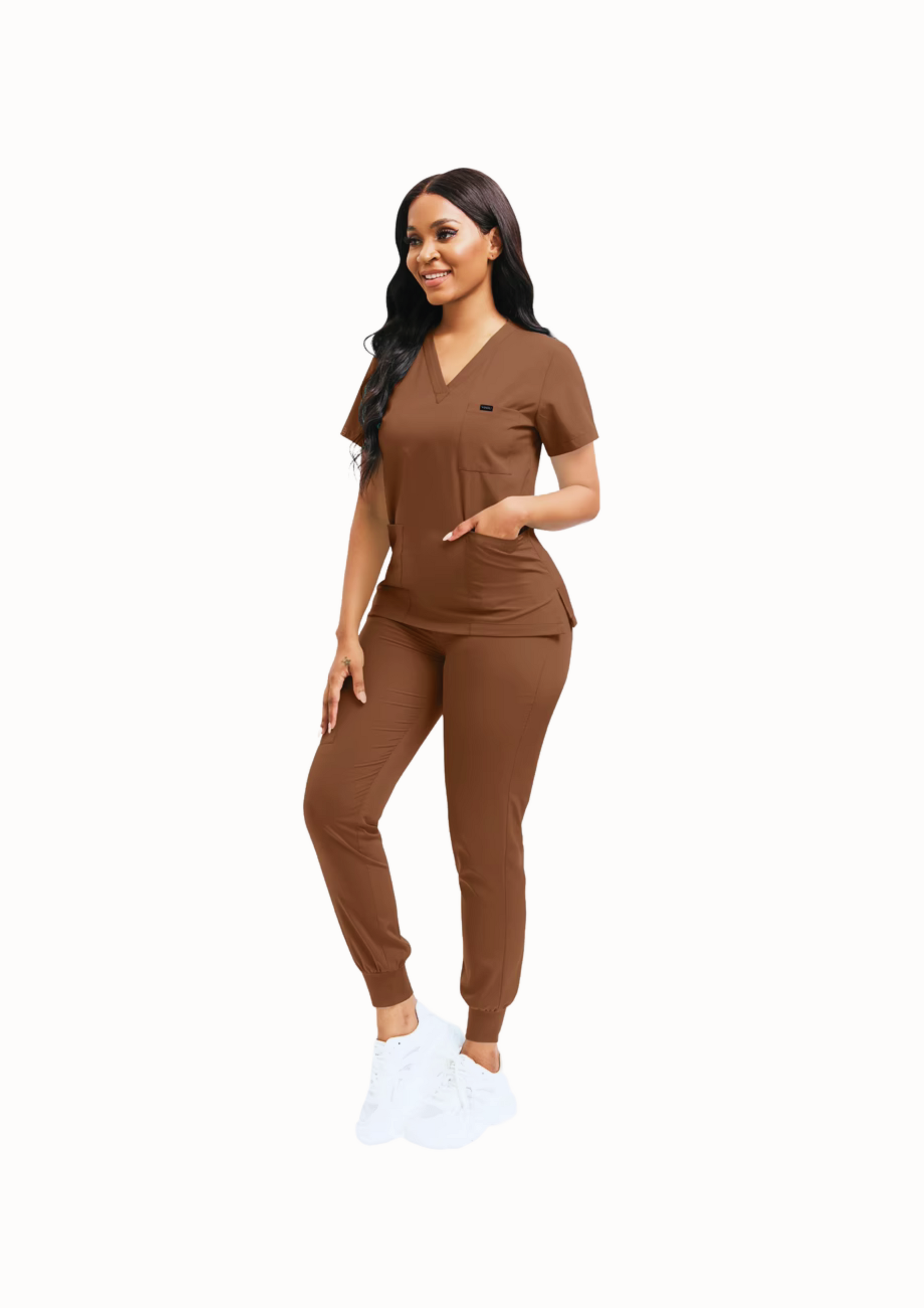 brown Jogger scrubs