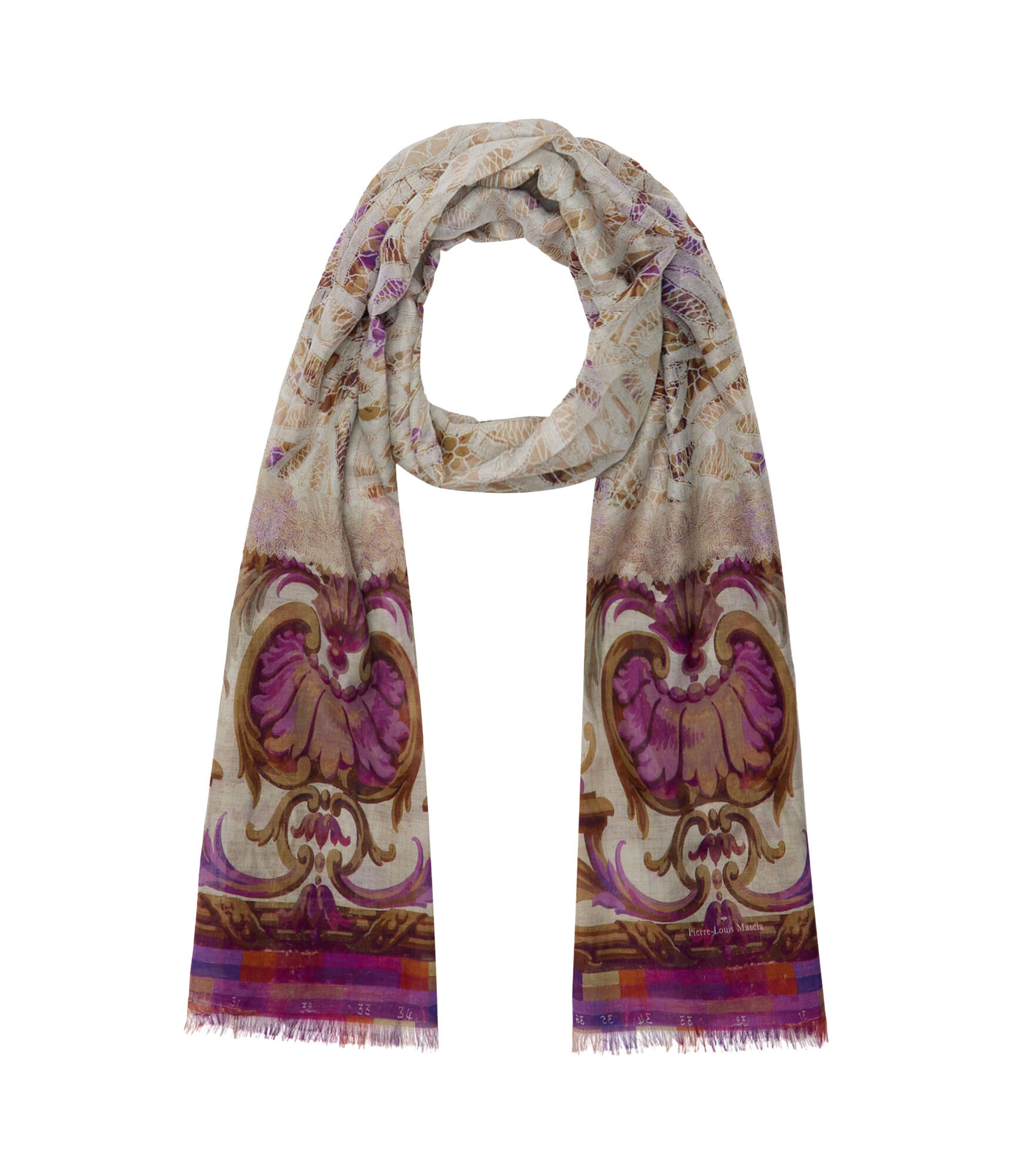 PIERRE-LOUIS MASCIA SCARF IN COTTON & SILK