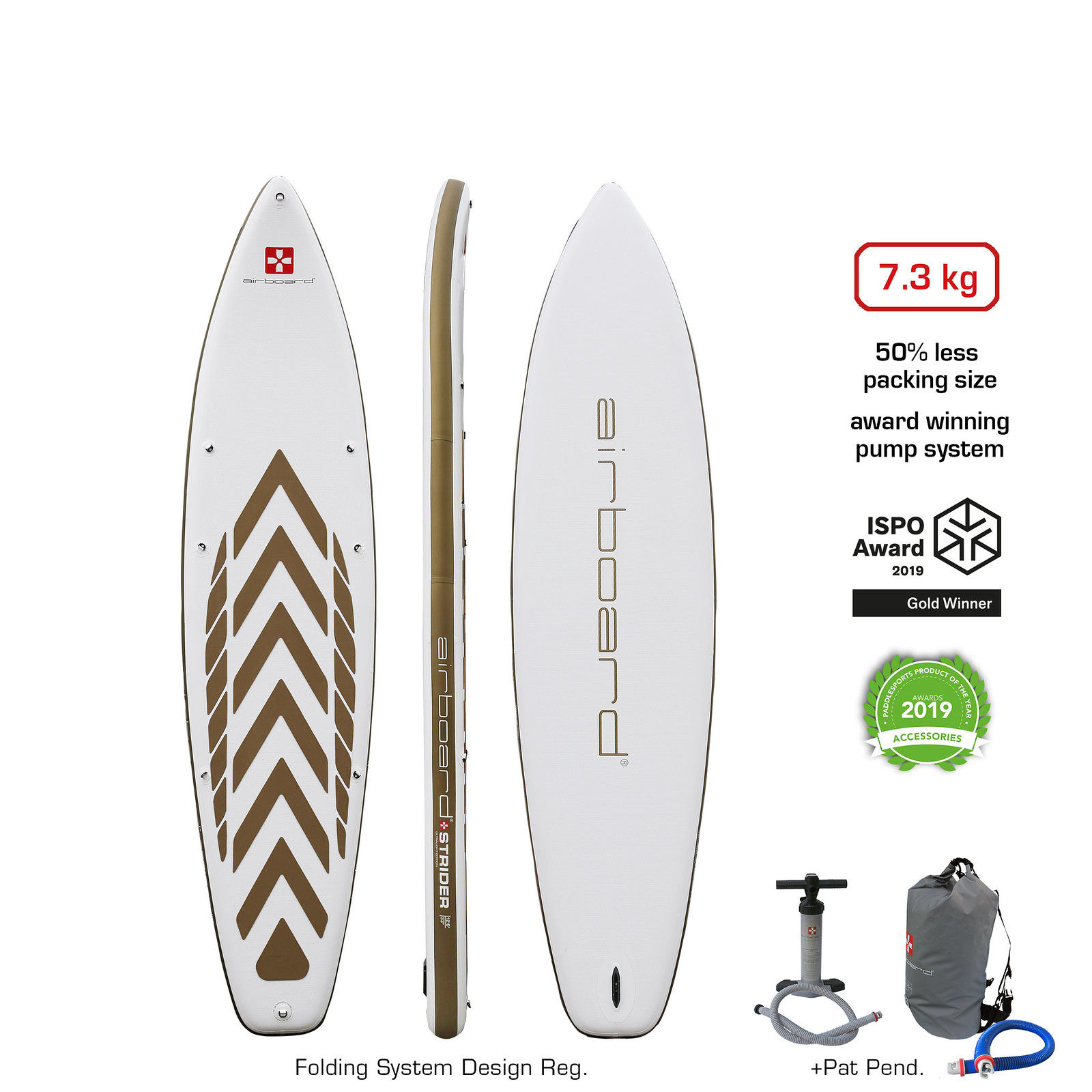 Airboard 2021 UL Strider oro 12'6