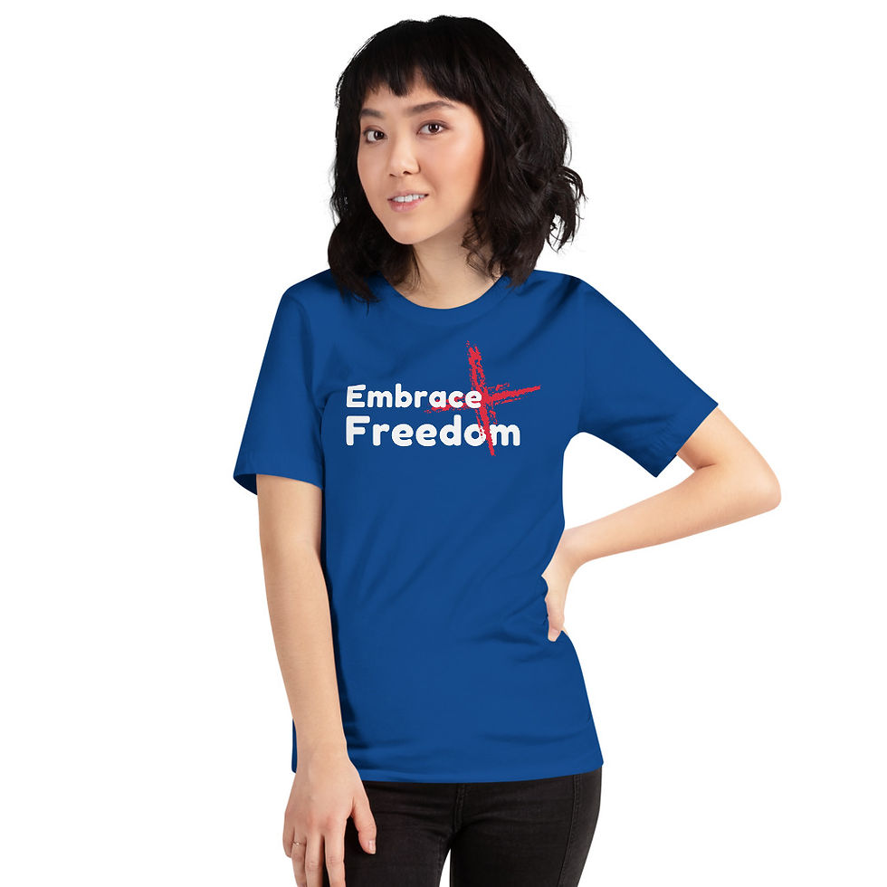 Thumbnail: Embrace Freedom Short-Sleeve Unisex T-Shirt