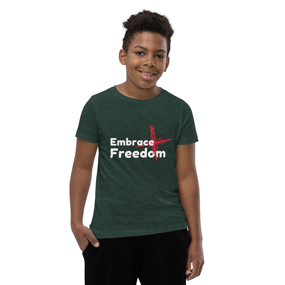 Thumbnail: Embrace Freedom Youth Short Sleeve T-Shirt