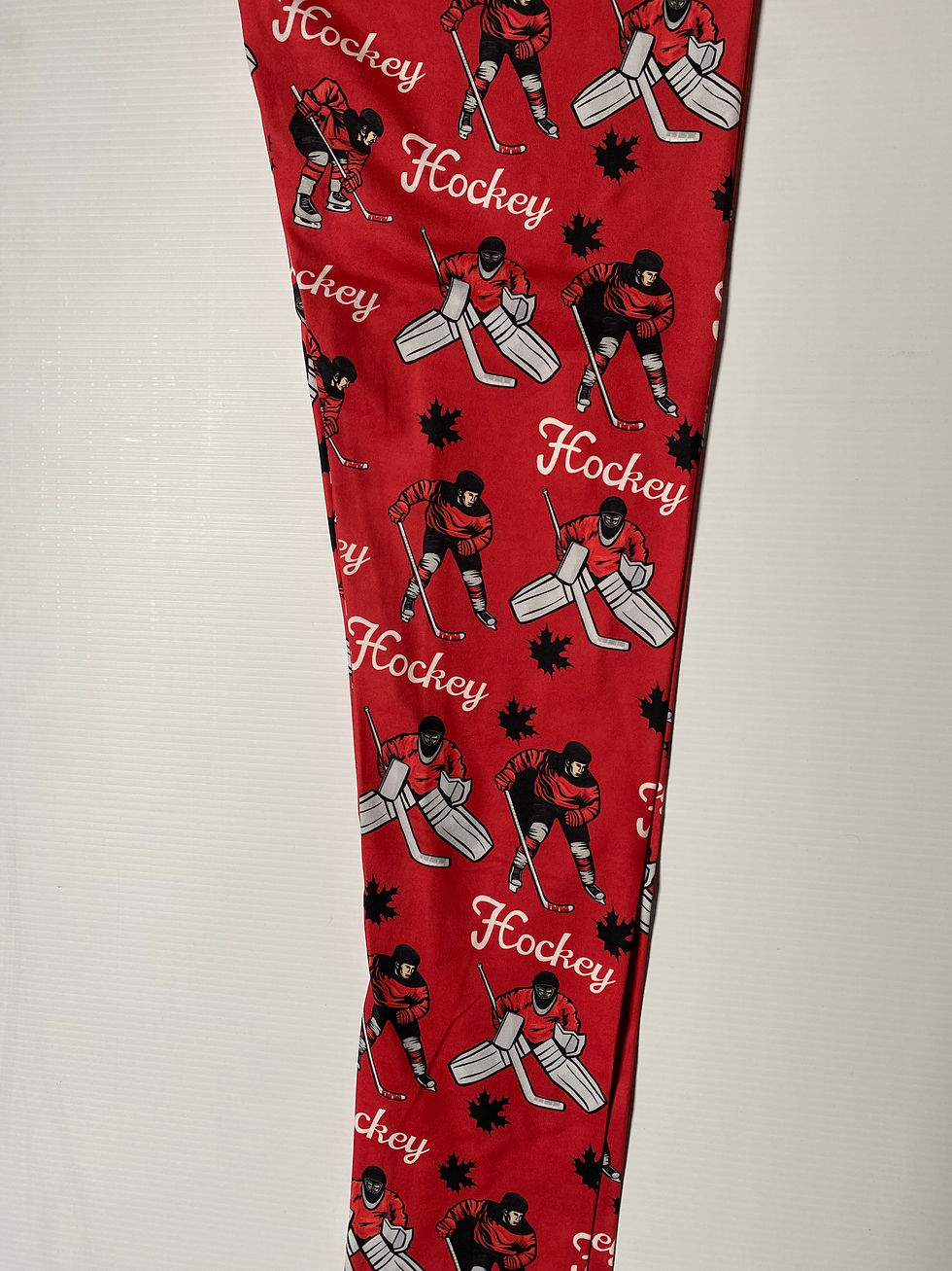 Hockey Red plus Leggings