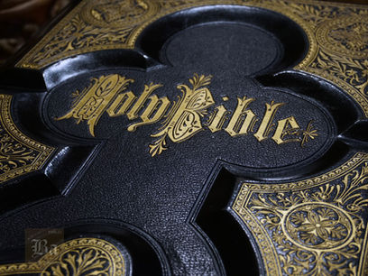 1874 Victorian Family Holy Bible with 1800 Illustrations | (SOLD)