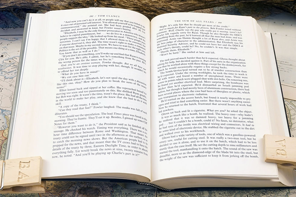 Thumbnail: "The Sum of all Fears" Tom Clancy, 1991 (1st Edition | 1st Print)