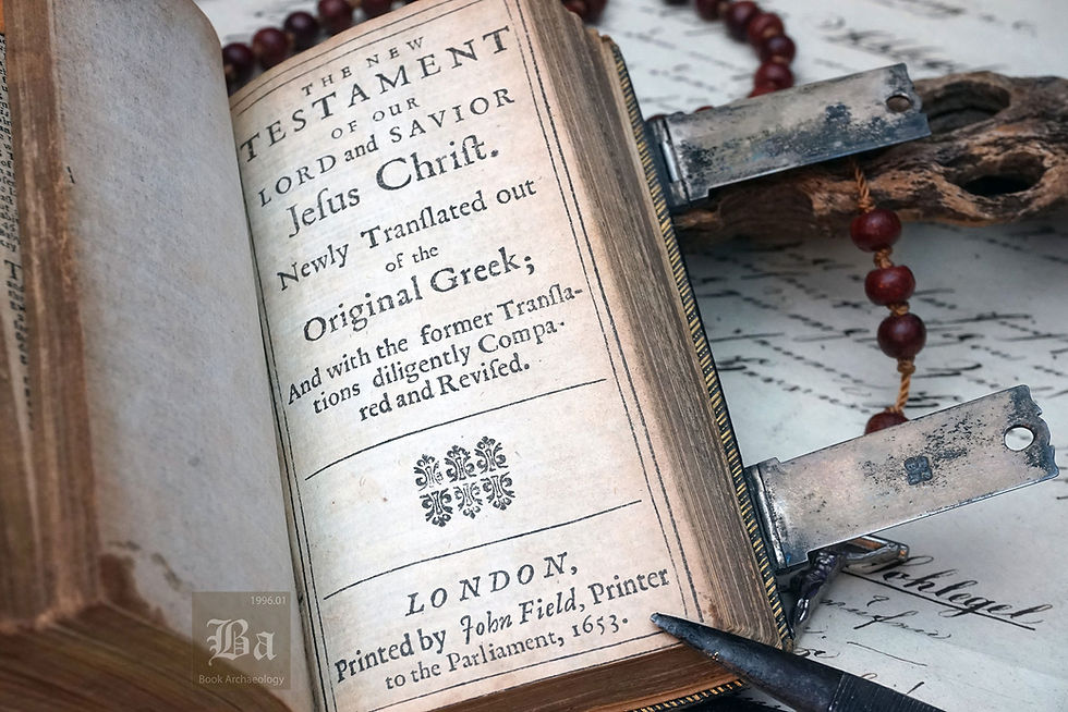 Thumbnail: 1653 King James Bible - (“Unrighteous” Bible) | (Herbert 635.)