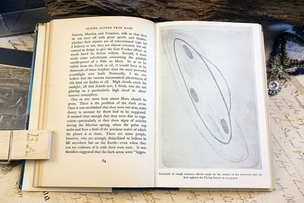 Thumbnail: "Flying Saucer From Mars - The Facts" Cedric Allingham, 1954 (1st Edition)