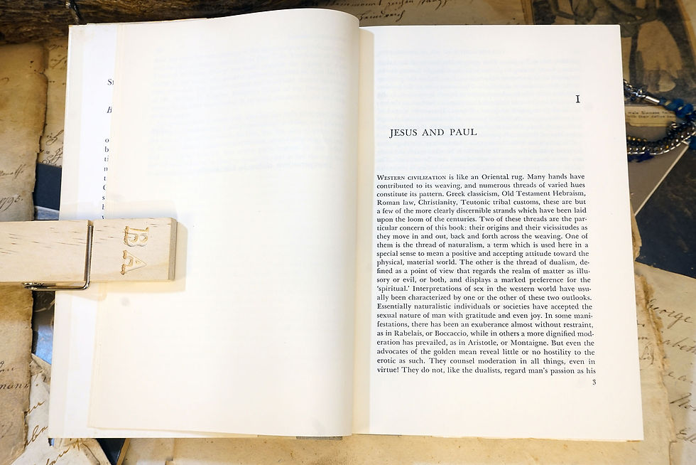 Thumbnail: "Sex In Christianity And Psychoanalysis" William Graham Cole, 1955 (1st Ed)