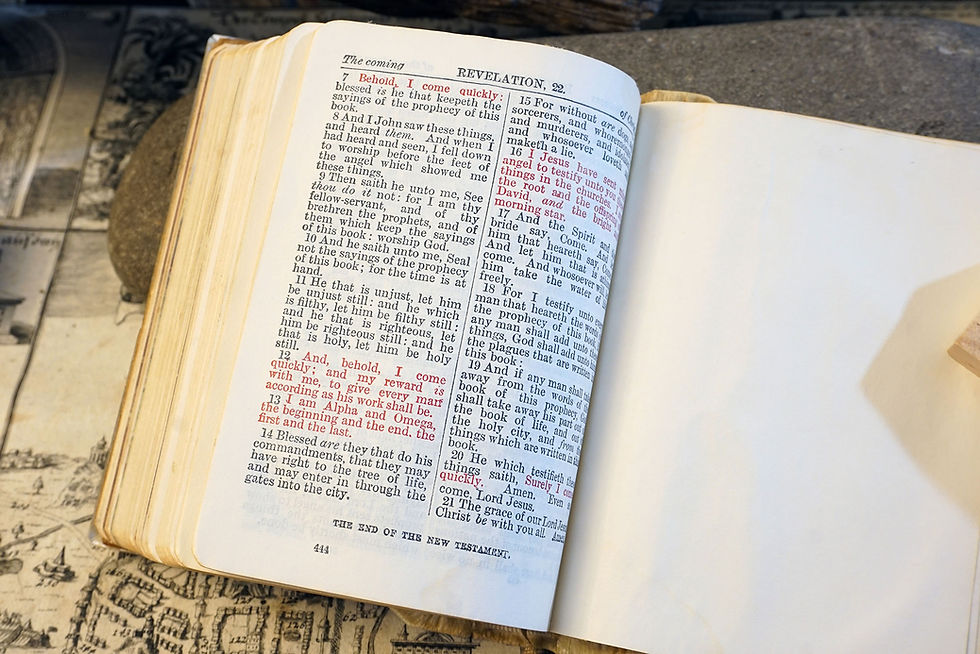 Thumbnail: Mother of Pearl "The Red Letter New Testament" Collins Clear-Type Press, Undated