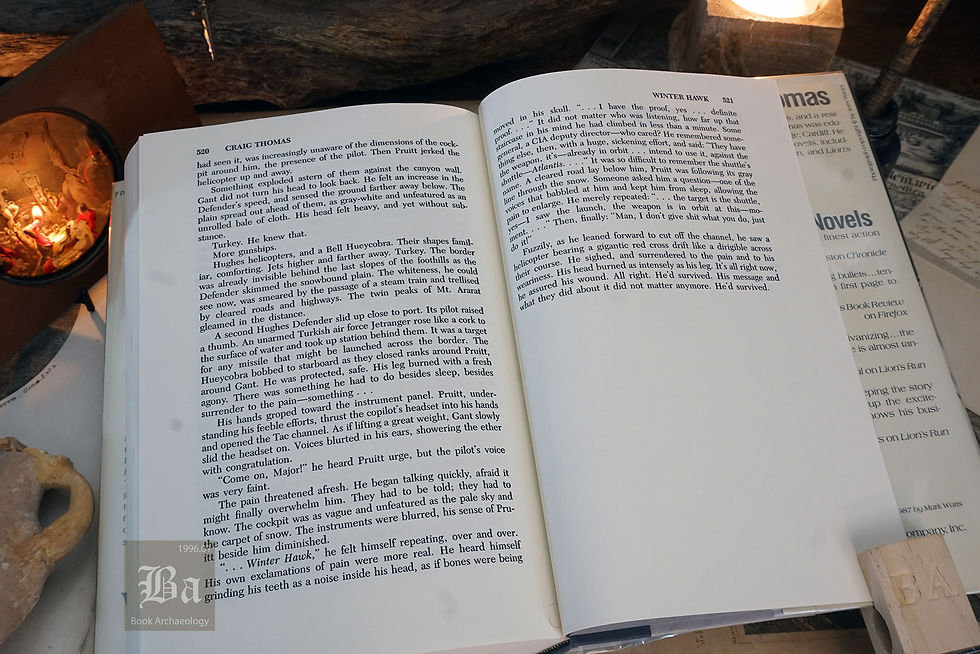 Thumbnail: "Winter Hawk" Craig Thomas,  1987 ( First Edition + First Printing)