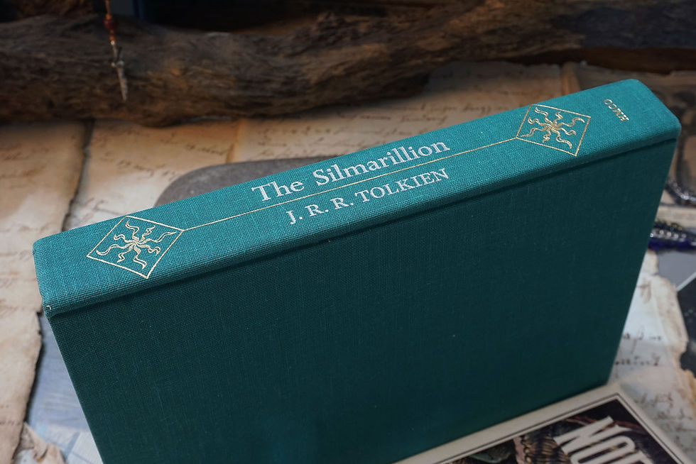 Thumbnail: "The Silmarillion" J.R.R. Tolkien & Christopher Tolkien, 1977 (1st ed., 1st Pr)
