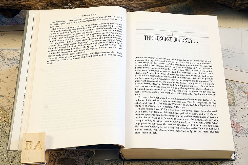 Thumbnail: "The Sum of all Fears" Tom Clancy, 1991 (1st Edition | 1st Print)