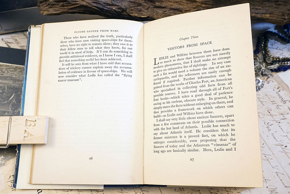 Thumbnail: "Flying Saucer From Mars - The Facts" Cedric Allingham, 1954 (1st Edition)
