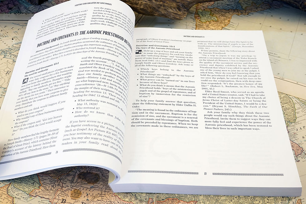Thumbnail: "Scripture Study For Latter-Day Saints" Dennis H. Leavitt, 2004