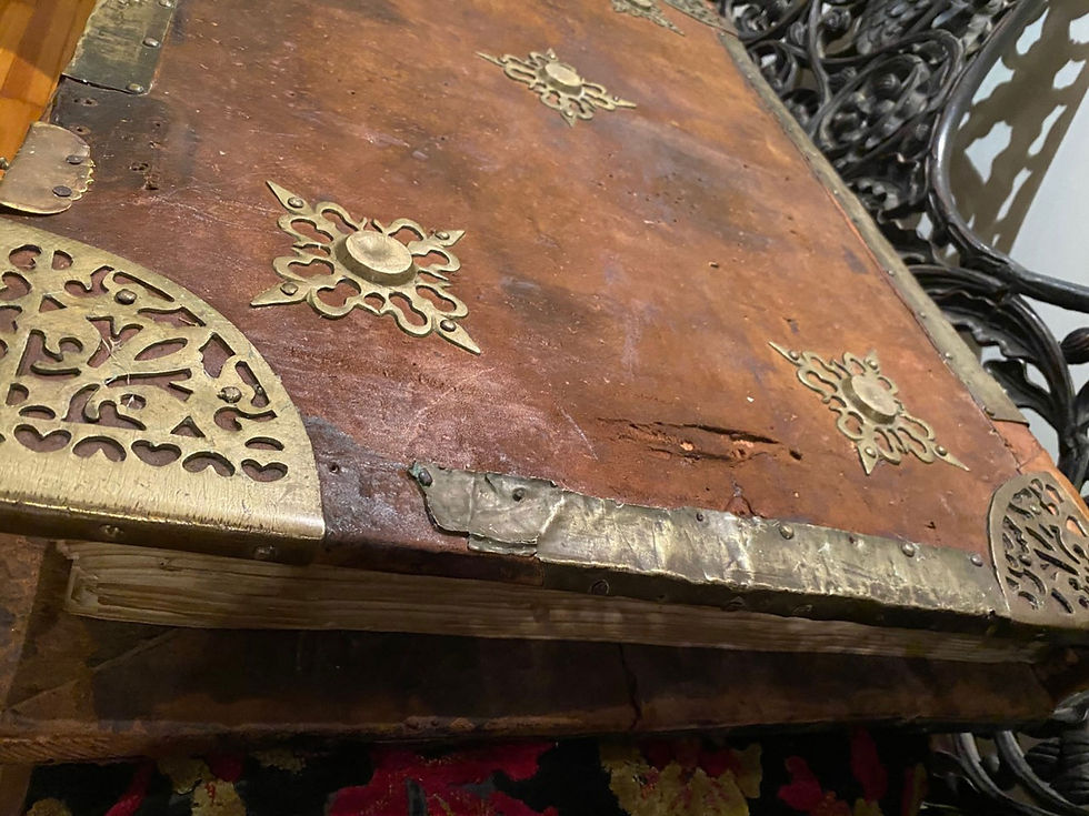 Thumbnail: 1584 - Illuminated Choral Manuscript with Five-Boss Protective Hardware