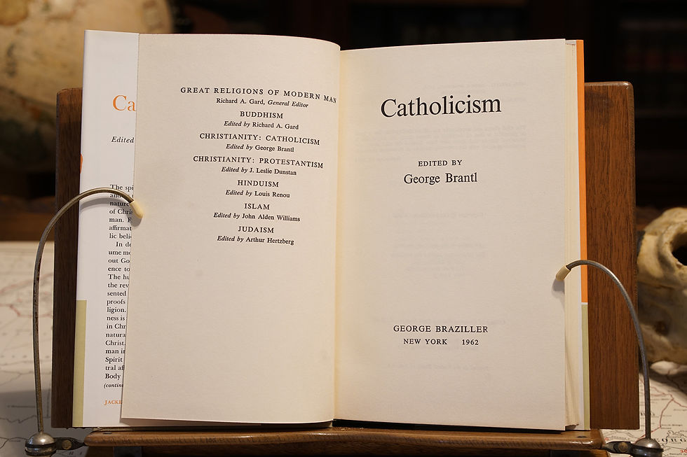 Thumbnail: "Great Religions of Modern Man" George Braziller, 1962