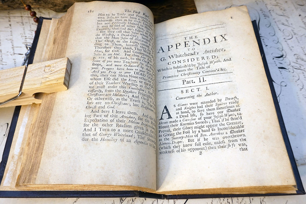 Thumbnail: "A Defence Of A Book Intituled, The Snake In The Grass" George Whithead, 1700