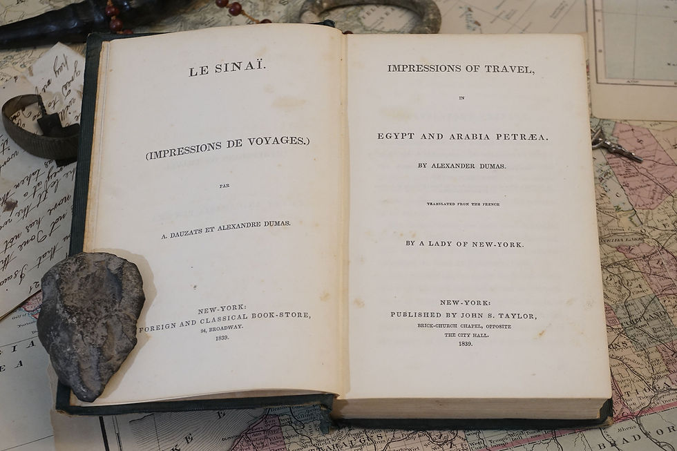 Thumbnail: "Impressions of Travel in Egypt and Arabia Petraea", Alexander Dumas, 1839 (1st)