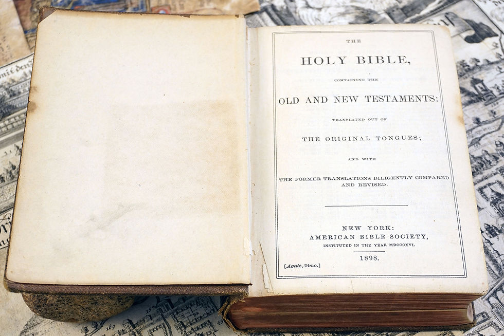 Thumbnail: The Holy Bible - American Bible Society, 1898