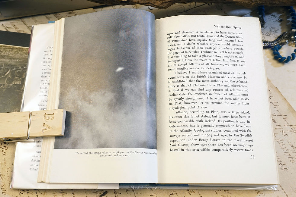 Thumbnail: "Flying Saucer From Mars - The Facts" Cedric Allingham, 1955 (1st Edition)