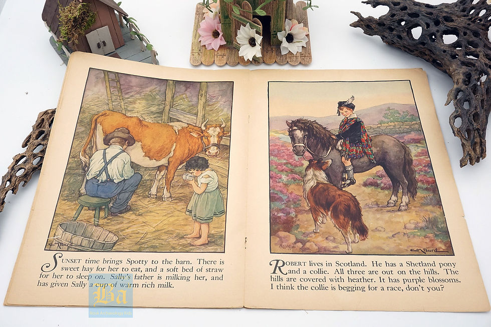 Thumbnail: "Friendly Animals" (First Edition) C. M. Burd - 1928
