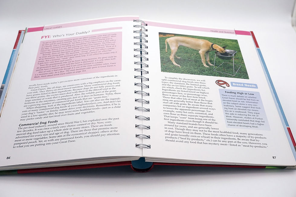 Thumbnail: "Barron's Dog Bibles: Great Danes" Rachel Cawley and John Cawley - 2012