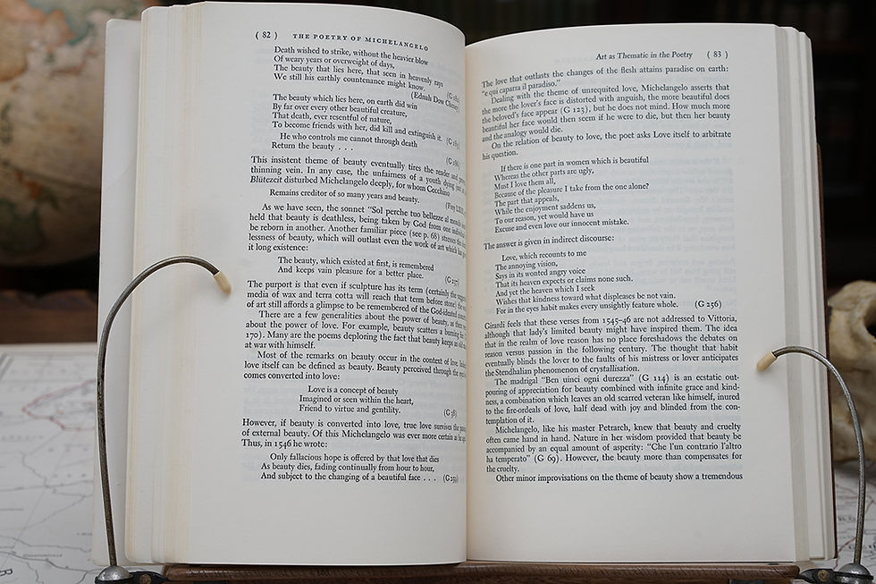 Thumbnail: "The Poetry of Michelangelo" Robert J. Clements, 1966