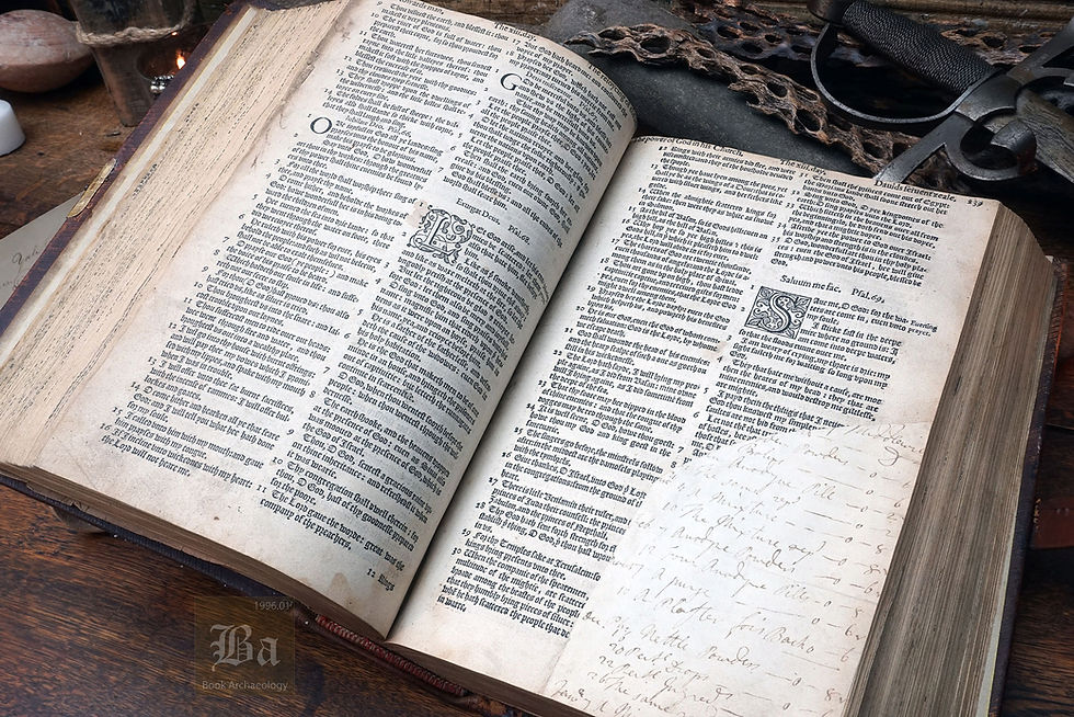 Thumbnail: 1584 Bishops Bible Folio (Last Quarto Edition)