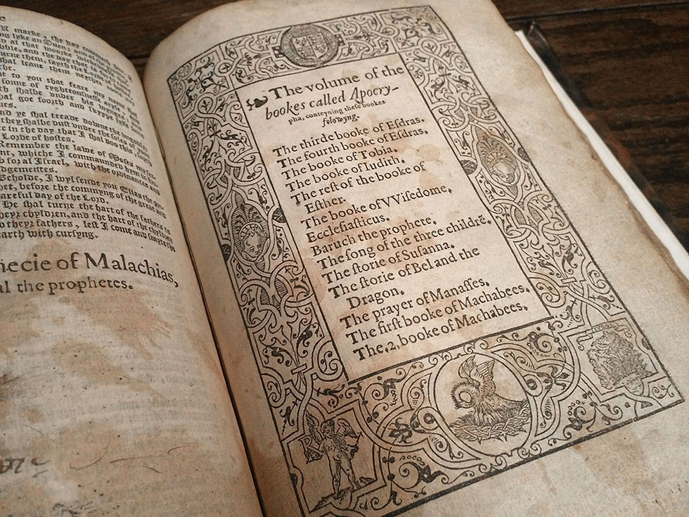 Thumbnail: The 1573 Bishops’ Bible: Printed by Richard Jugge in London