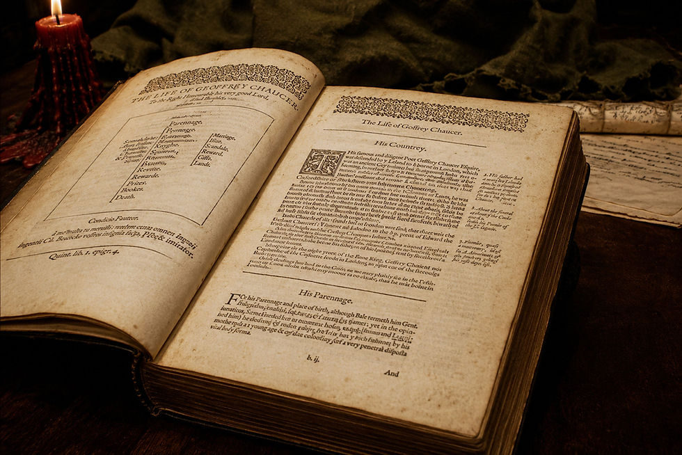 Thumbnail: 1602 Workes of Our Ancient and learned English Poet Geoffrey Chaucer (Inscribed)