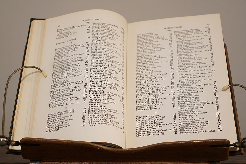 Thumbnail: "The Aquarian Gospel of Jesus The Christ" Levi, Eva S. Dowling, A Ph. D - 1943