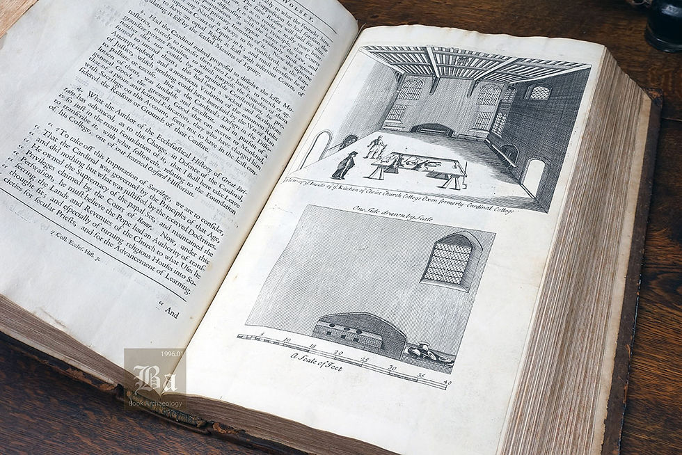 Thumbnail: 1724 —FIDDES, Richard. Life of Cardinal Wolsey, London, First Ed. Folio