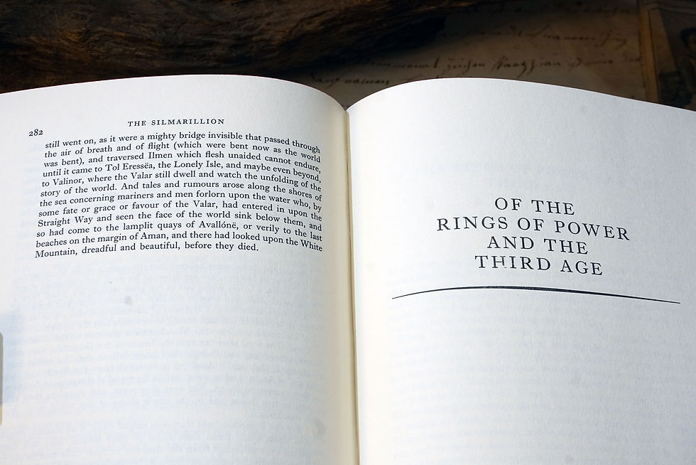 Thumbnail: "The Silmarillion" J.R.R. Tolkien & Christopher Tolkien, 1977 (1st ed., 1st Pr)