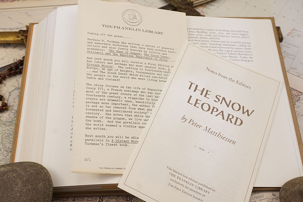 Thumbnail: "The Snow Leopard" Peter Matthiessen, 1978