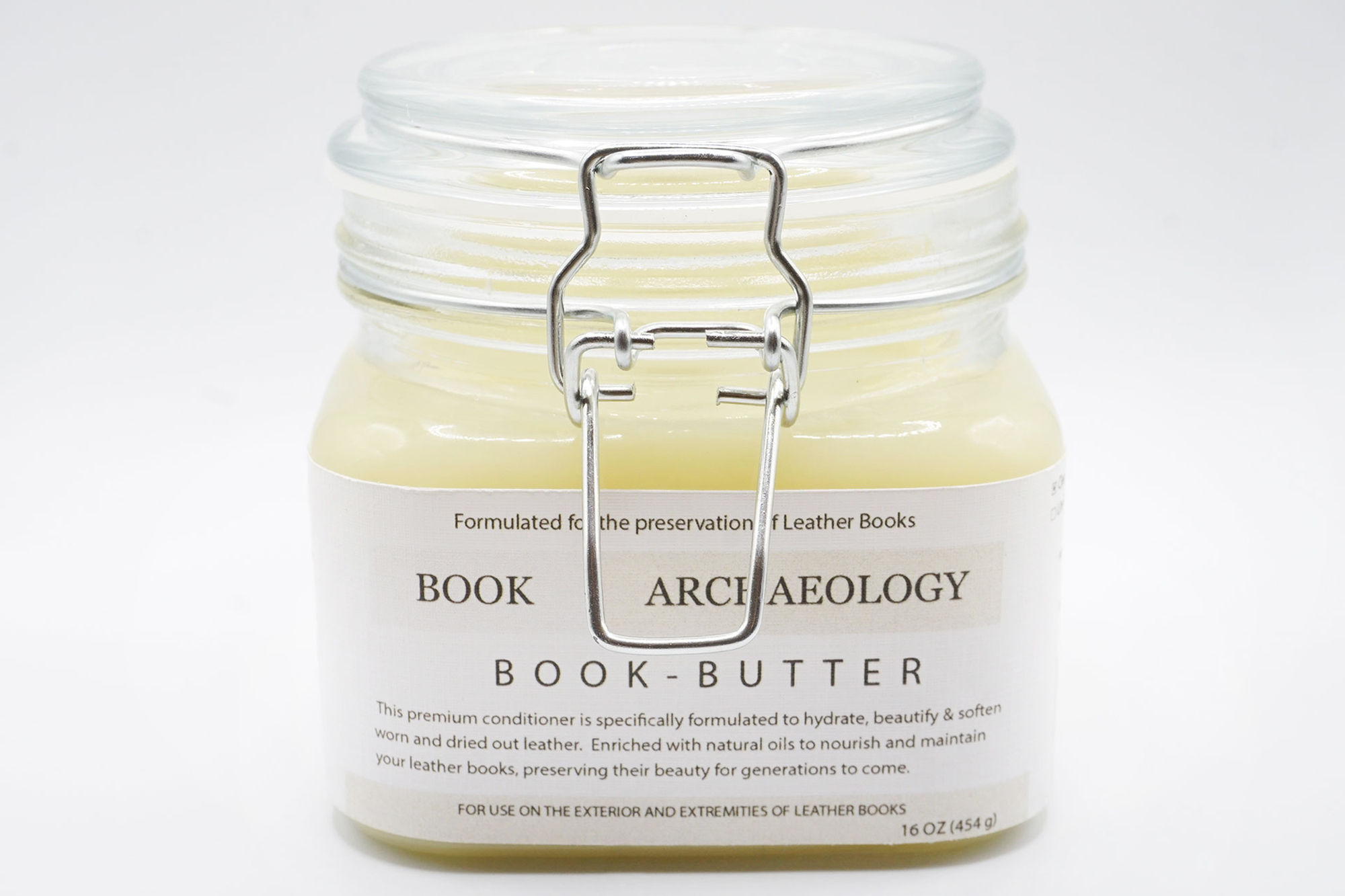 Book-Butter for Leather Book Preservation 16 oz. (Clear)