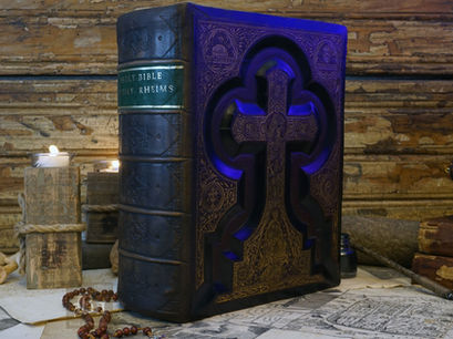1884 Victorian Catholic Family Holy Bible (Douay Rheims) with 2000 Illustrations | SOLD