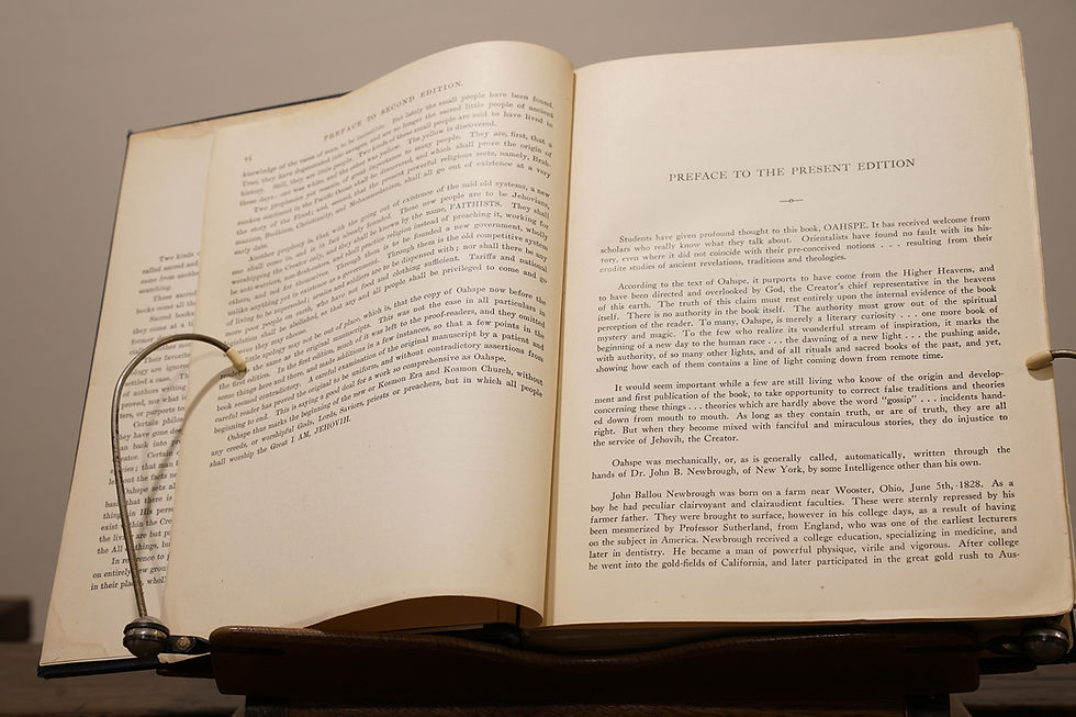 Thumbnail: "OAHSPE A Kosmon Revelation" Dr. John Ballou Newbrough, 1935