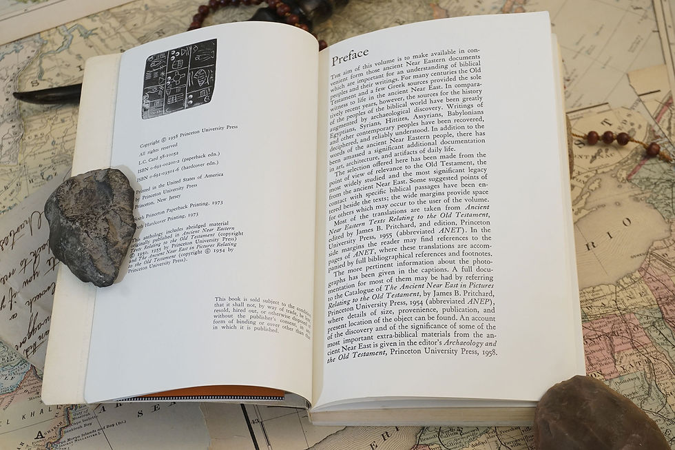 Thumbnail: "The Ancient Near East" James B. Pritchard, 1973 - Vol. 1