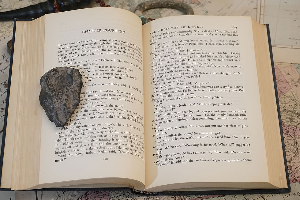 Thumbnail: "For Whom The Bell Tolls" Ernest Hemingway, 1940 (1st Collier Edition)