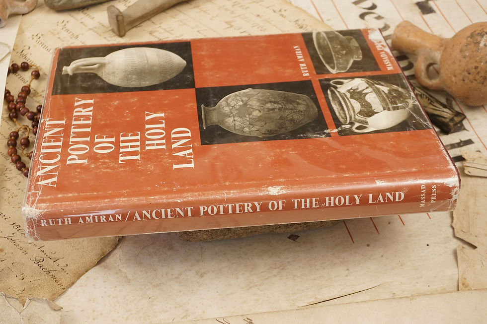 Thumbnail: "Ancient Pottery of the Holy Land" Ruth Amiran, 1969