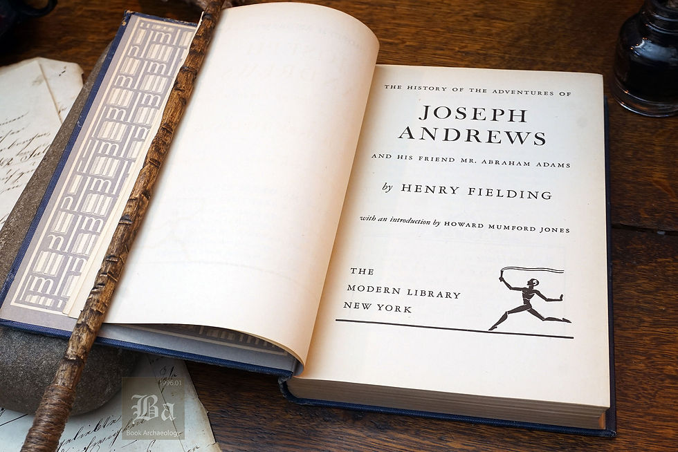 Thumbnail: "The History of the Adventures of Joseph Andrews" Henry Fielding, 1939